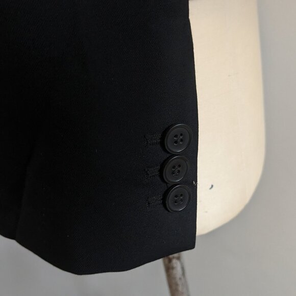 Black Classic Blazer French Connection Size 8 Single Breasted - Picture 4 of 6